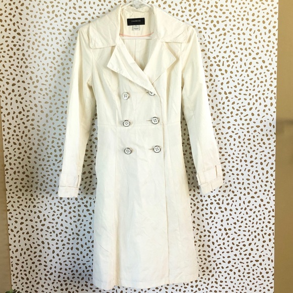 colebrook Jackets & Blazers - Colebrook white trench coat